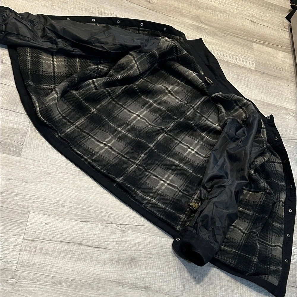 STANLEY Workwear Shirt Black Men’s 100% Cotton Heavy Button Down Outdoors Sz 2XL